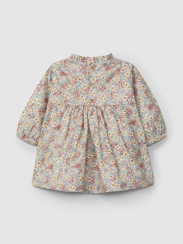 Floral dress with smocking Floral dress with smocking