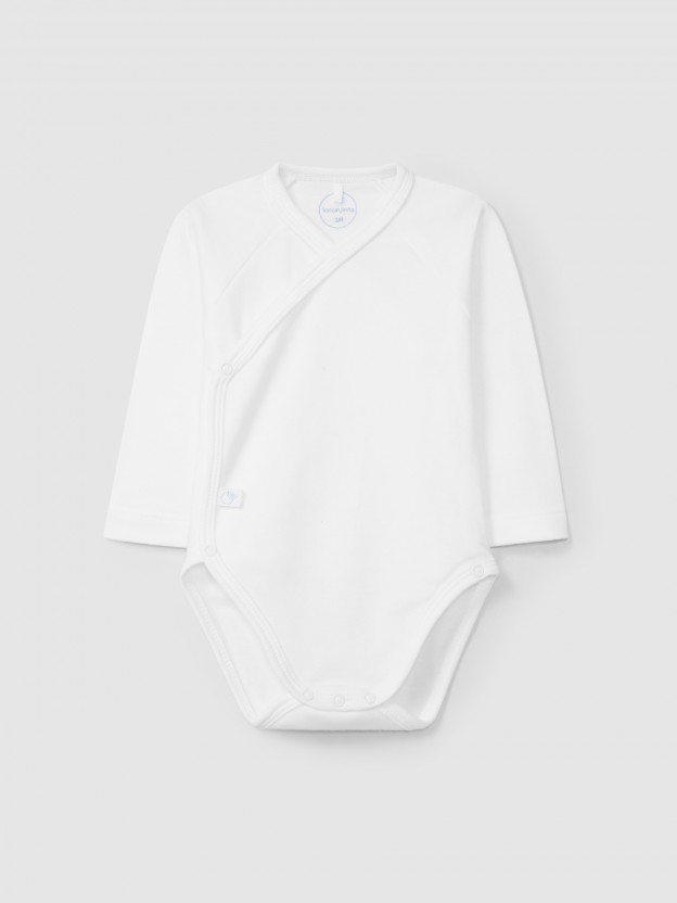 Body crois� uni avec d�tail d�coratif