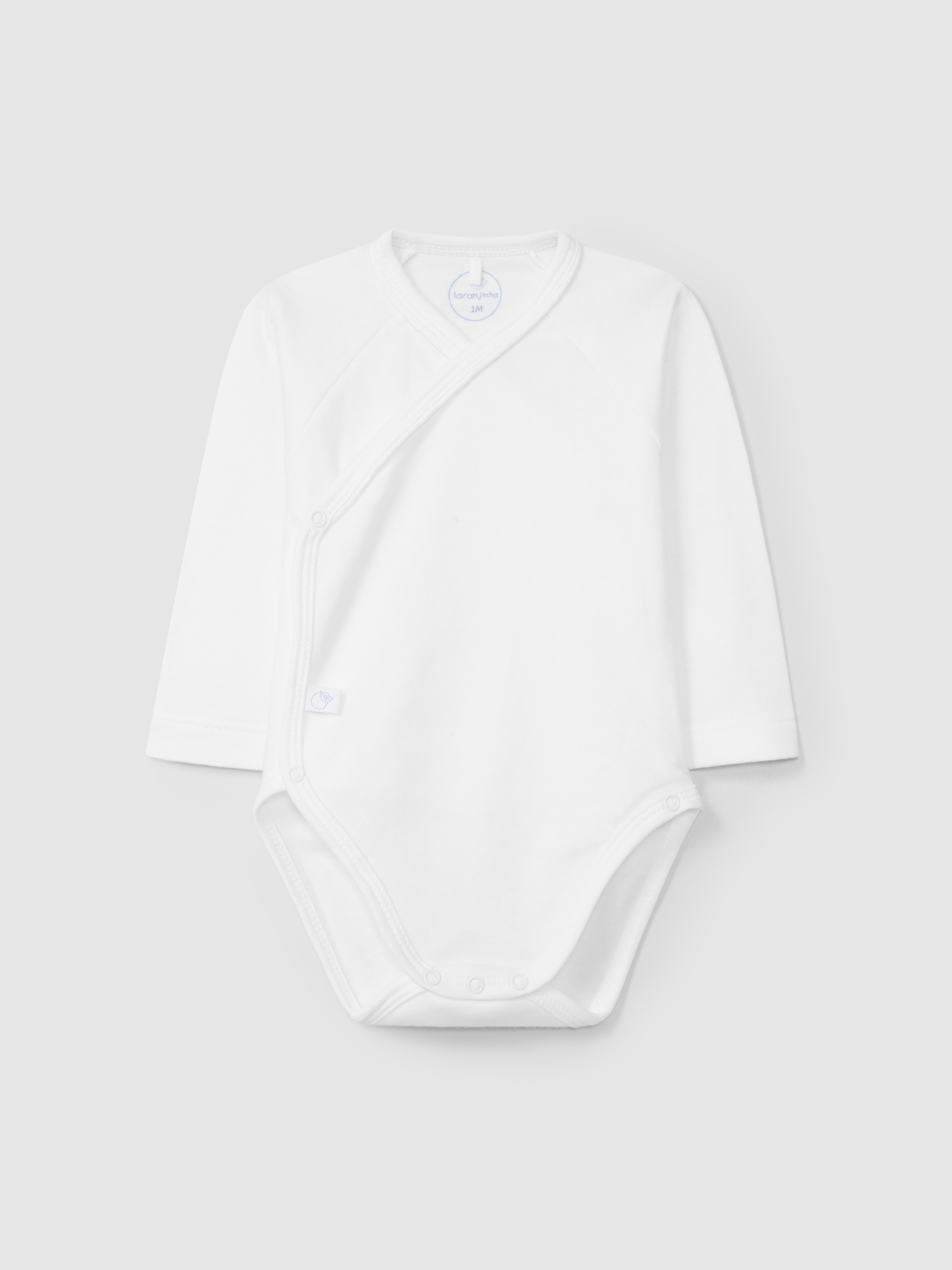 Body croisé uni avec détail décoratif