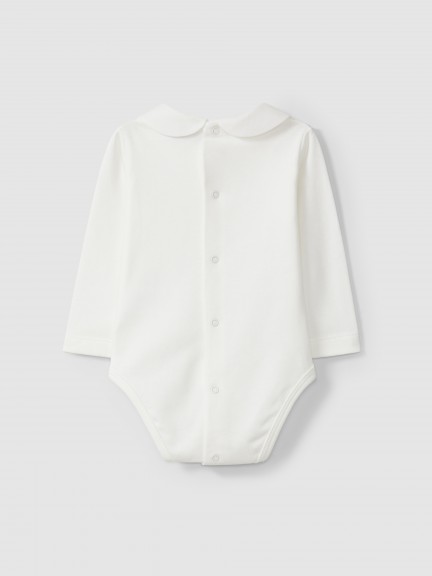 Long-sleeved bodysuit round collar Long-sleeved bodysuit round collar