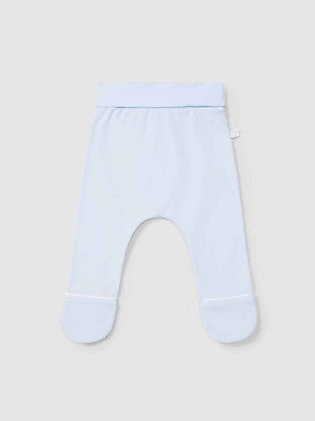 Collants unis avec d�tail d�coratif