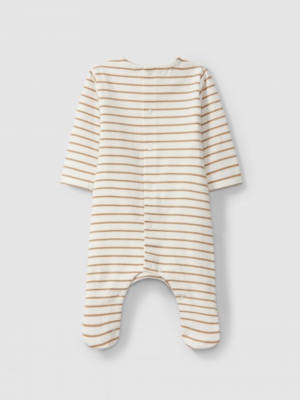 Babygrow striped organic cotton Babygrow striped organic cotton