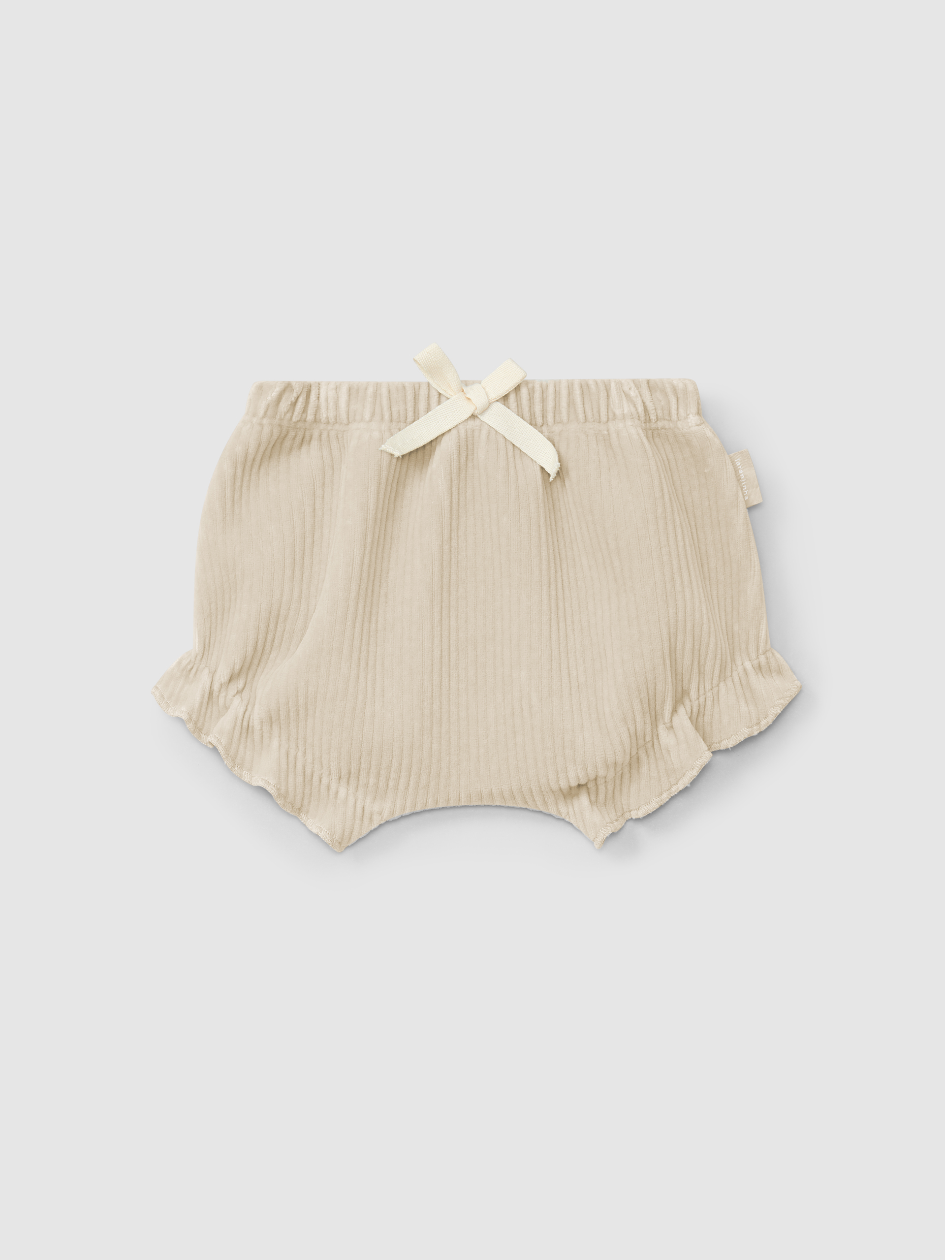 Calções pull-up com cordão decorativo