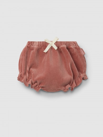 Pantal�n corto pull-up con cord�n decorativo