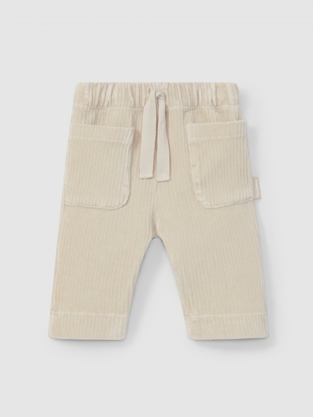 Pull-up pants two pockets Pull-up pants two pockets