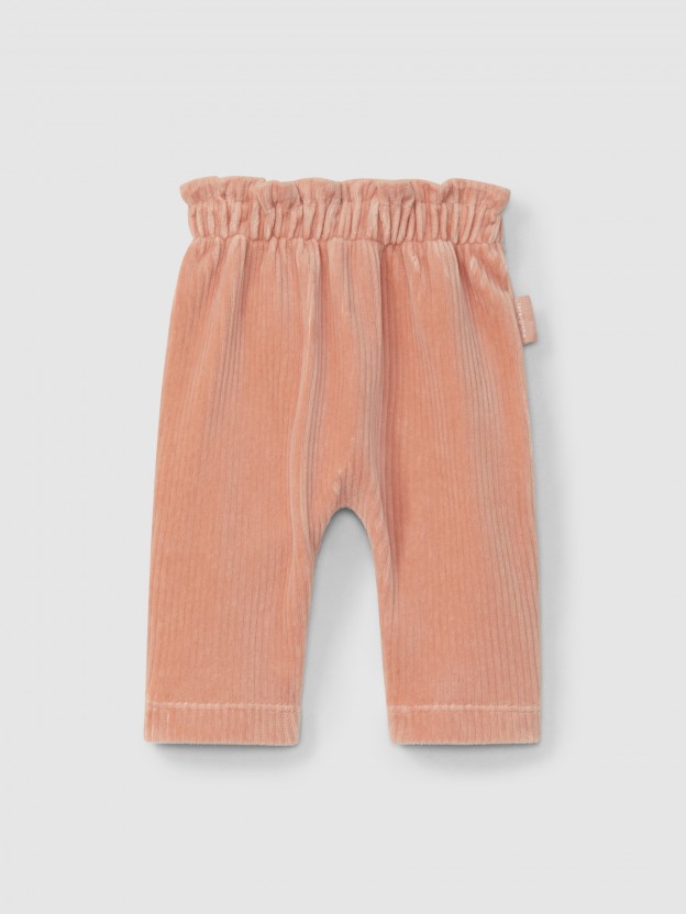 Pantalon pull-up à volant Pantalon pull-up à volant