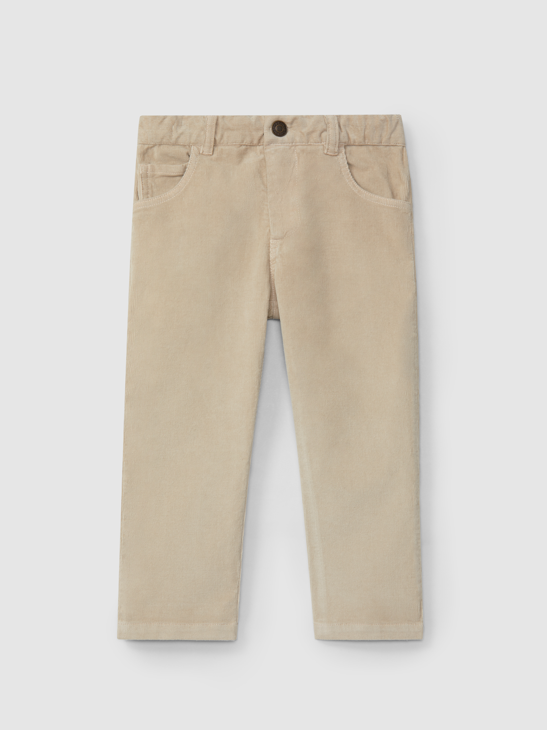 Pantalon à quatre poches en velours micro-côtelé