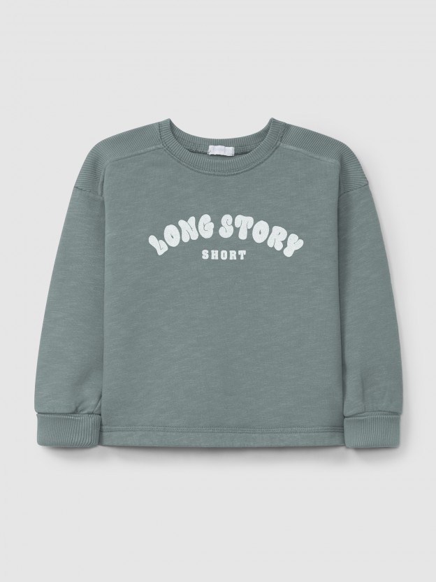 "Long Story" sweatshirt "Long Story" sweatshirt
