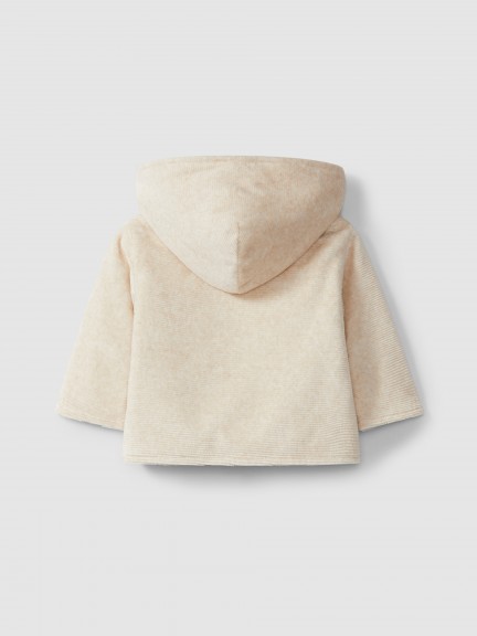 Hooded crossover jacket organic cotton Hooded crossover jacket organic cotton