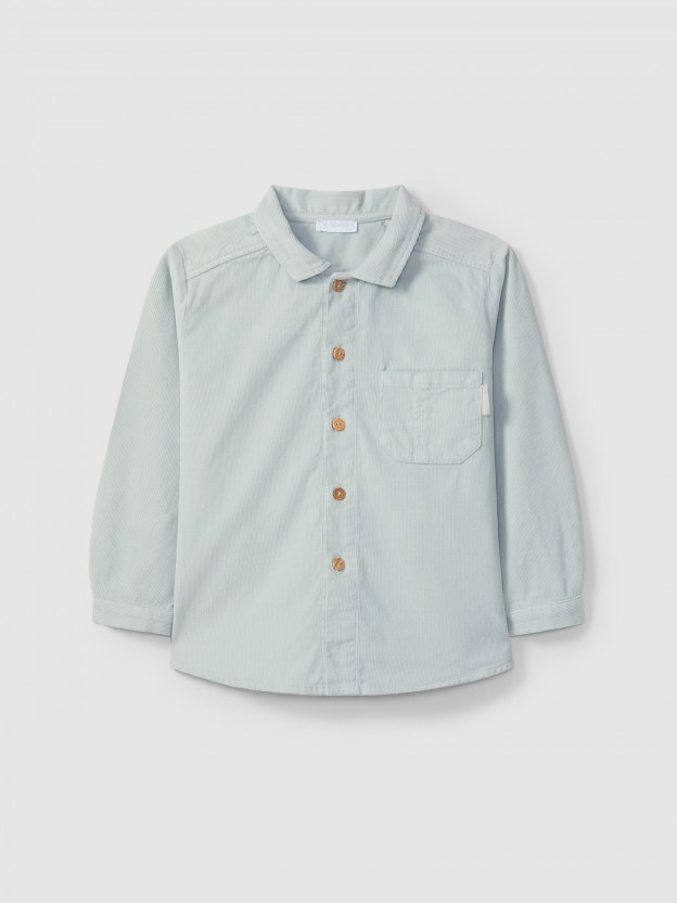 Chemise en velours micro-côtelé Chemise en velours micro-côtelé