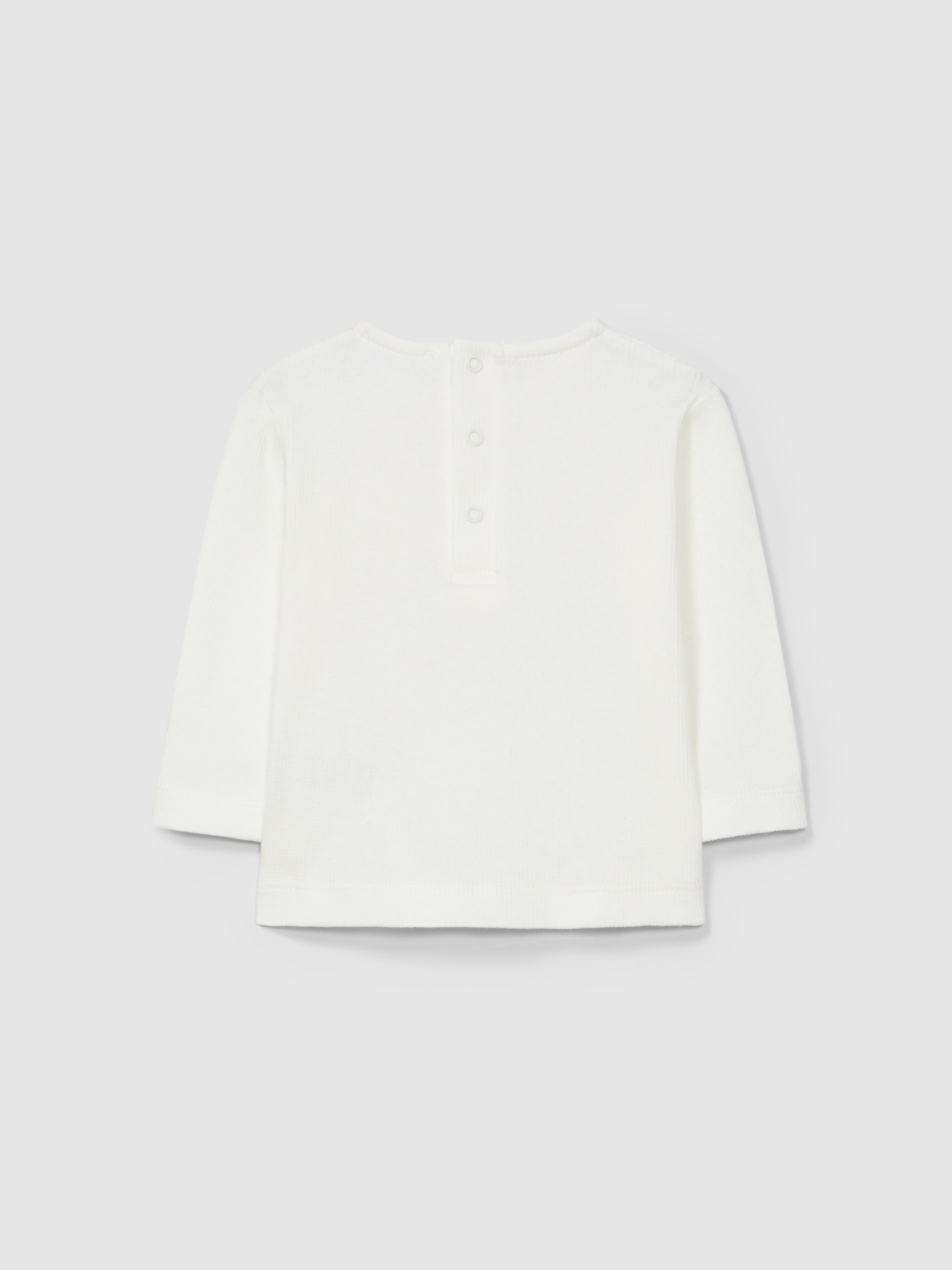 Longsleeve maille cannelée avec poche