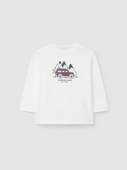 Longsleeve Jeep in the mountains Longsleeve Jeep in the mountains