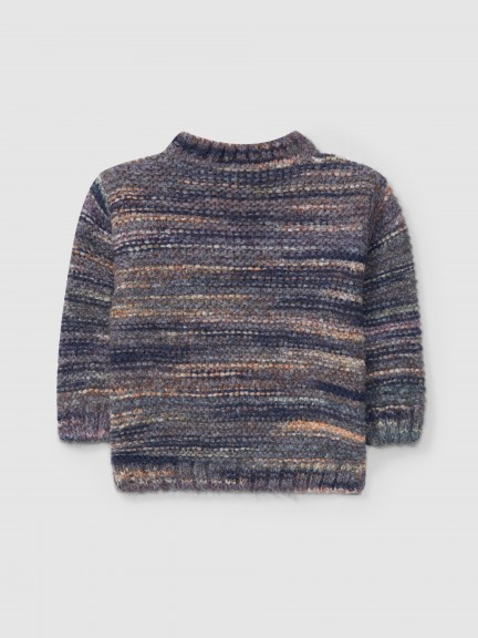 Knitted jumper round collar Knitted jumper round collar