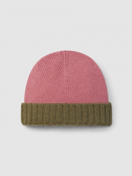 Gorro tricotado bicolor Gorro tricotado bicolor