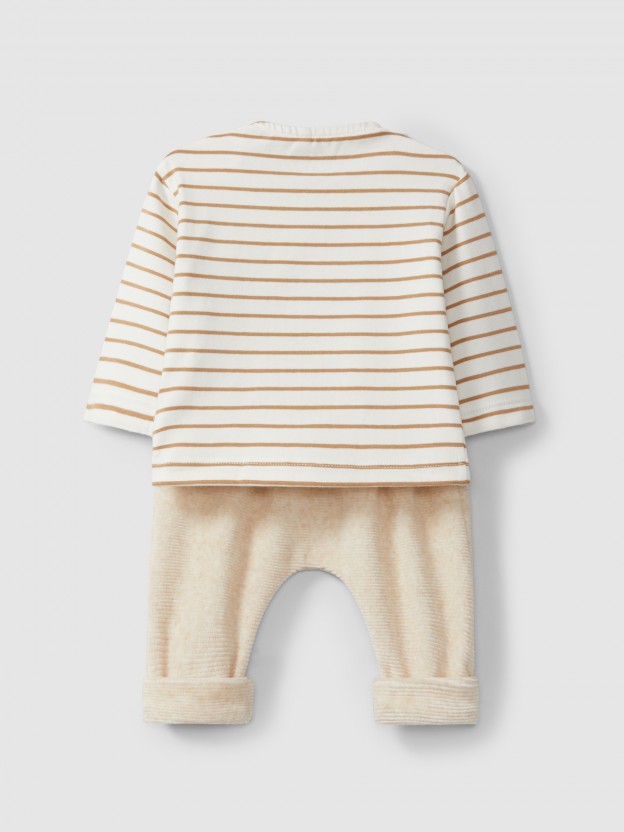 Two-piece organic cotton set Two-piece organic cotton set