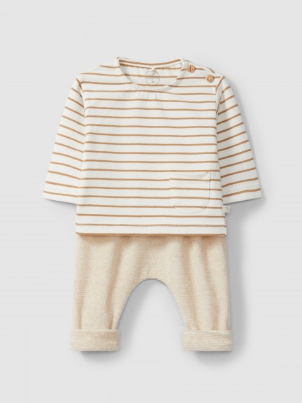 Two-piece organic cotton set Two-piece organic cotton set