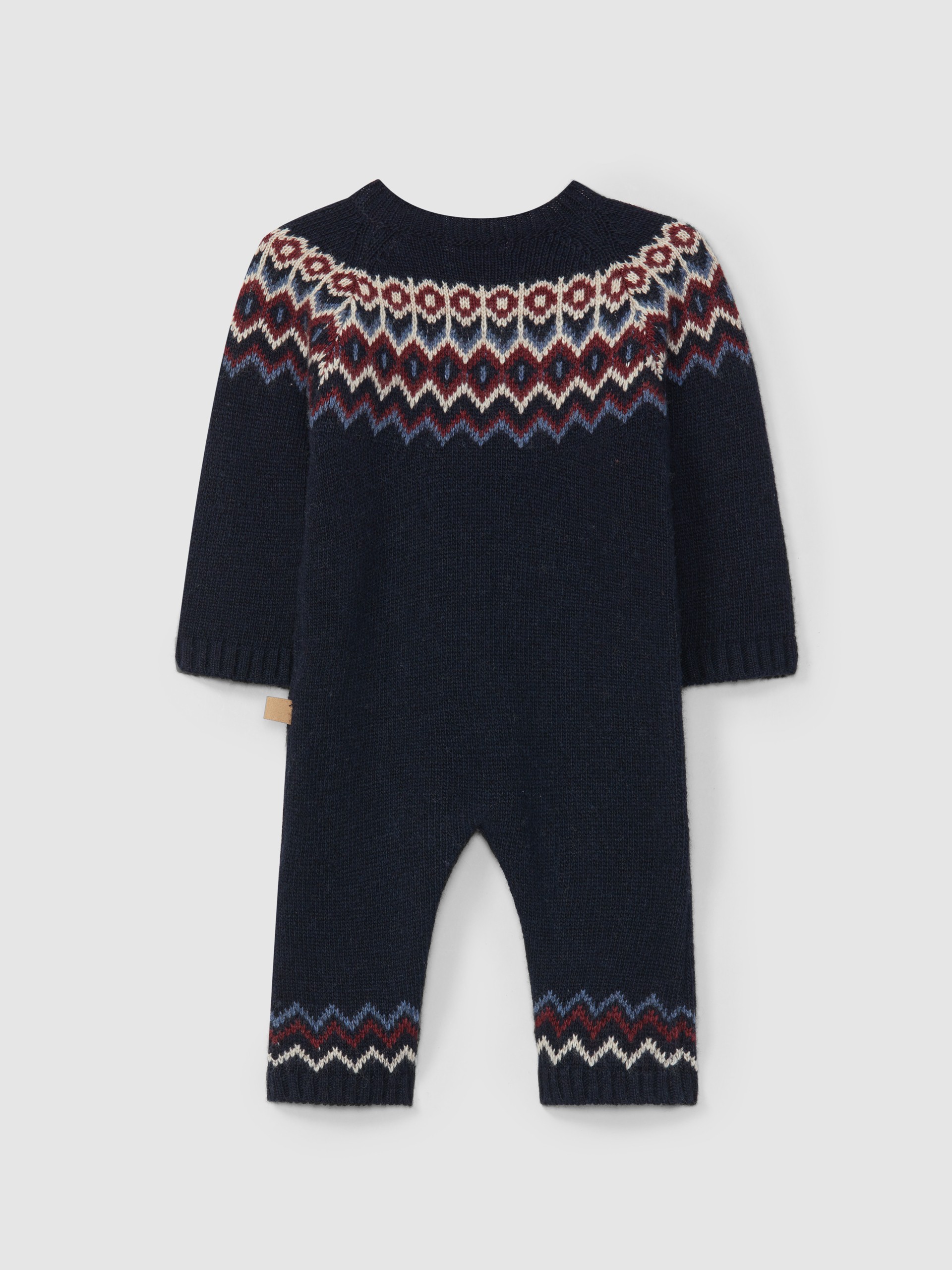 Salopette tricotée jacquard