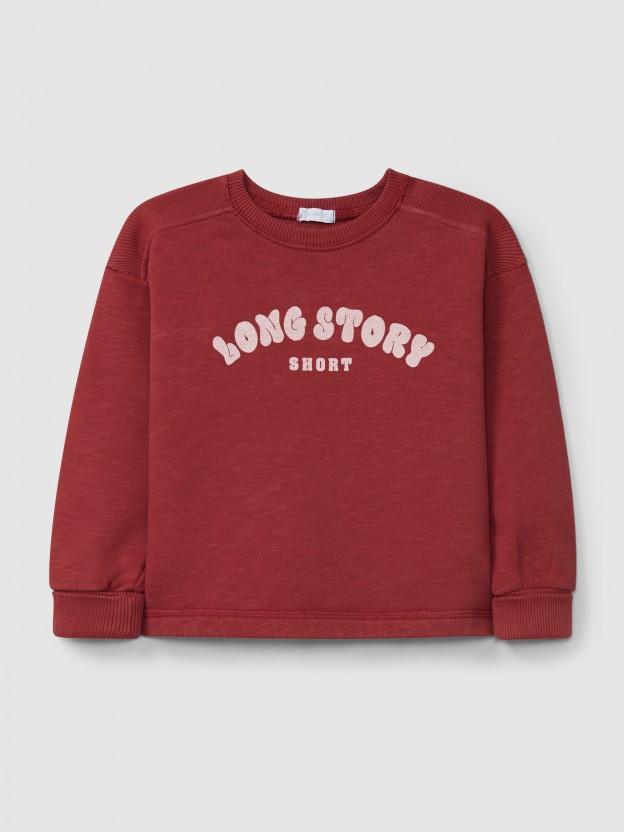 "Long Story" sweatshirt "Long Story" sweatshirt