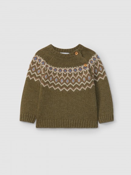 Jersey tricotado jacquard Jersey tricotado jacquard