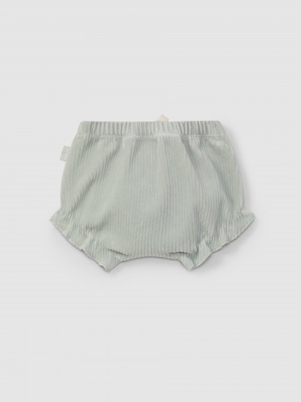 Calções pull-up com cordão decorativo Calções pull-up com cordão decorativo