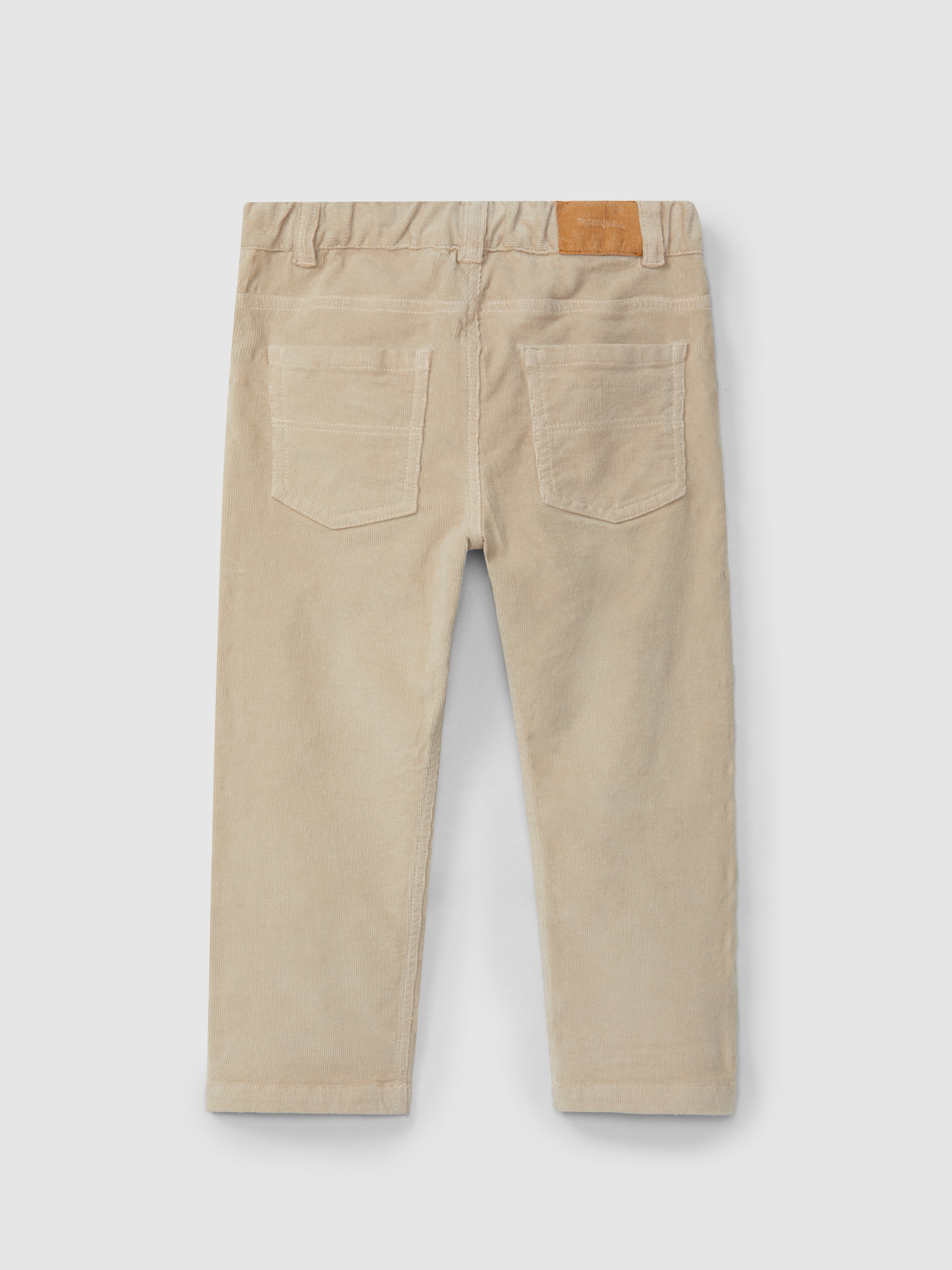 Pantalon à quatre poches en velours micro-côtelé