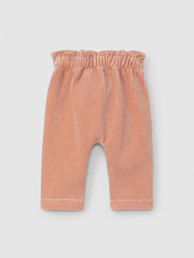 Pantalon pull-up à volant Pantalon pull-up à volant