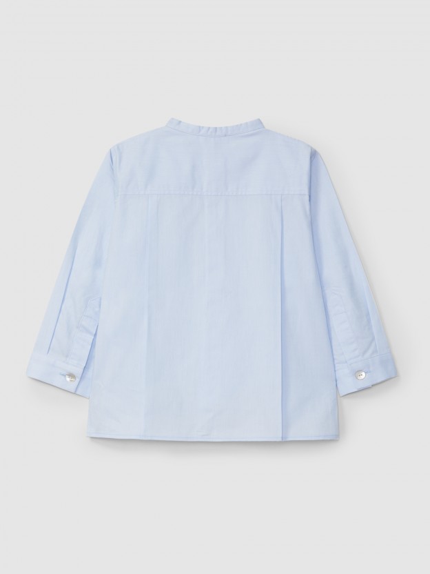 Camisa cuello mao oxford Camisa cuello mao oxford