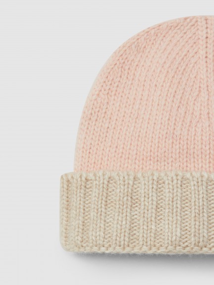 Gorro tricotado bicolor Gorro tricotado bicolor