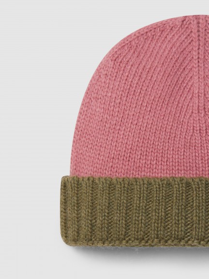 Gorro tricotado bicolor Gorro tricotado bicolor