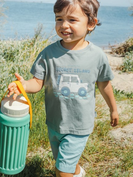 T-shirt Jeep "Secret island"