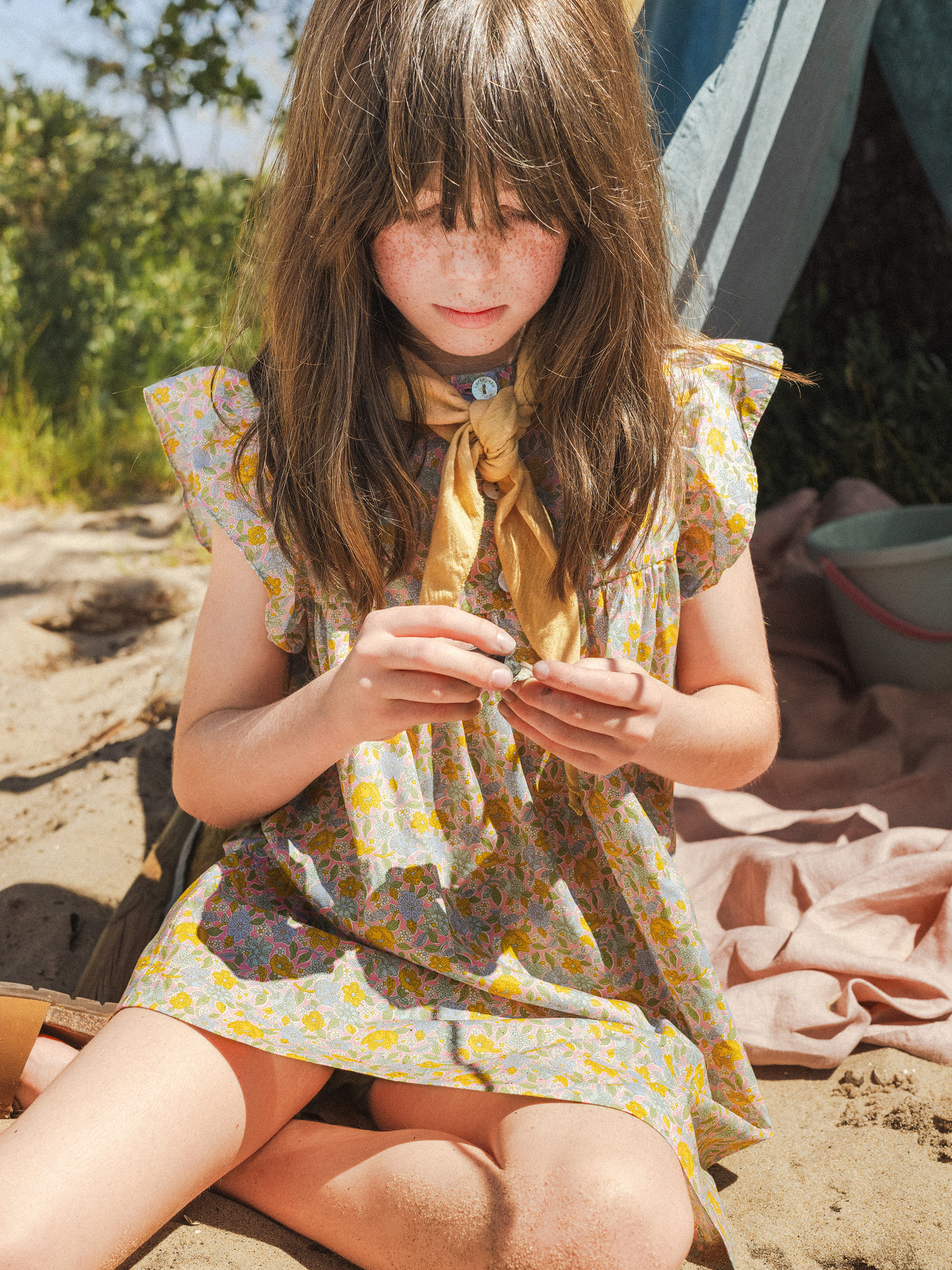 Dress in Liberty floral fabric