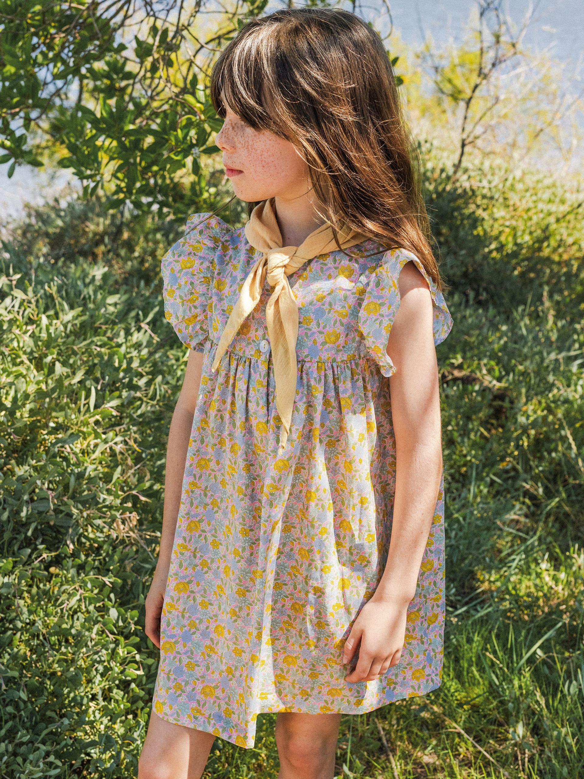Dress in Liberty floral fabric