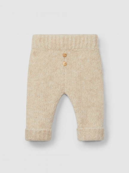 Pantalon pull-up uni tricot�