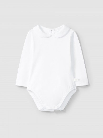 Long-sleeved bodysuit round collar Long-sleeved bodysuit round collar