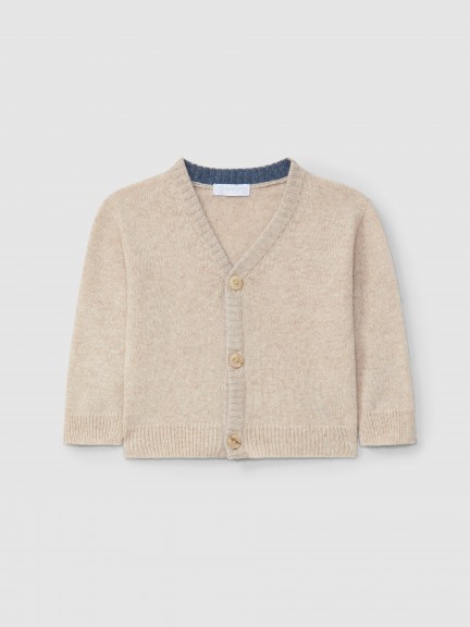 Gilet tricoté col en V Gilet tricoté col en V