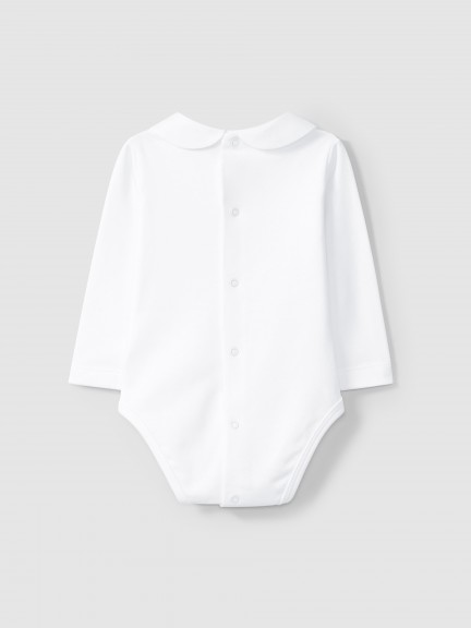 Long-sleeved bodysuit round collar Long-sleeved bodysuit round collar