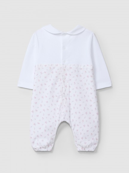 Ensemble deux en un imprimé avec smocks Ensemble deux en un imprimé avec smocks