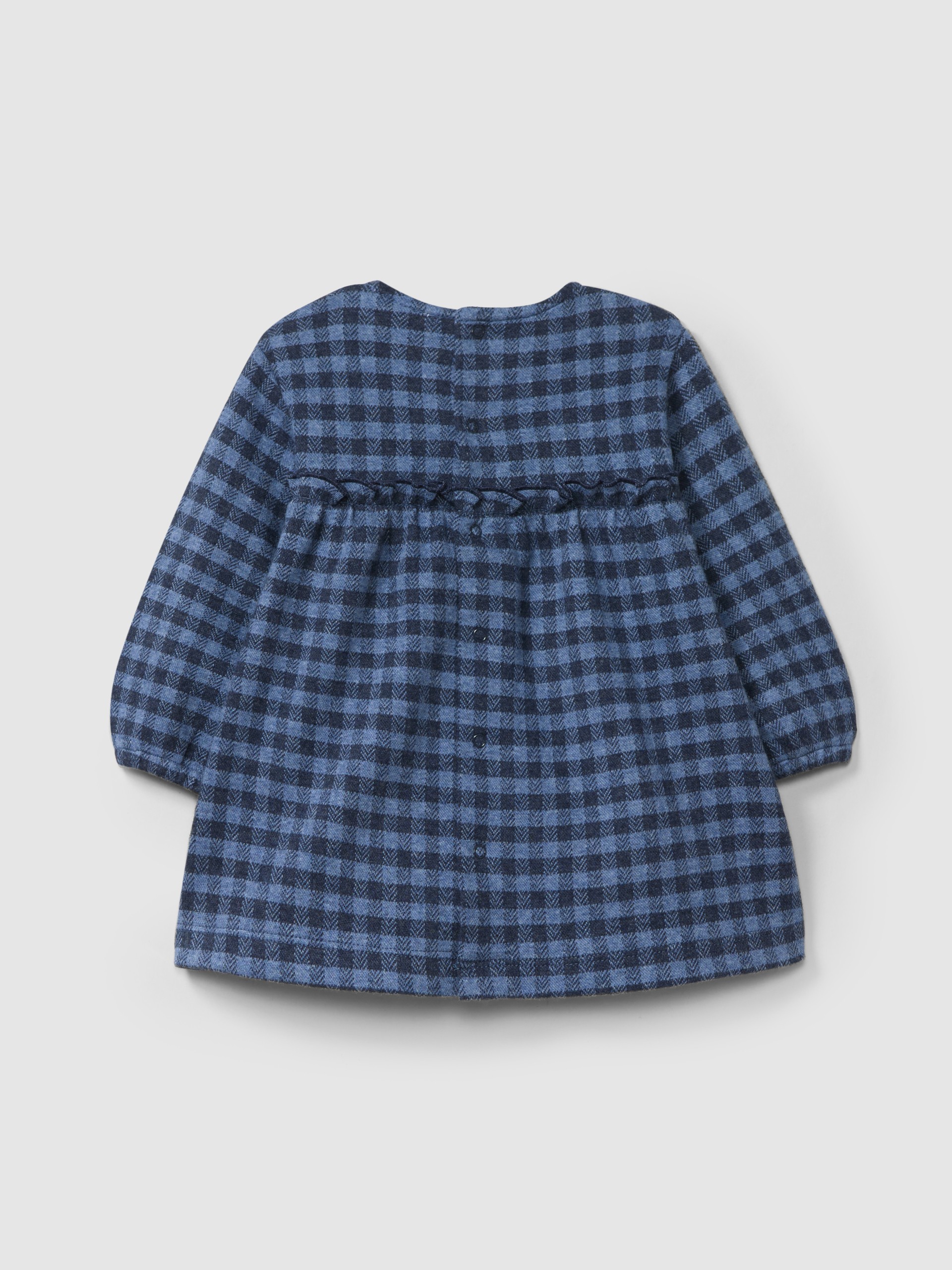 Vestido de punto jacquard cuadros