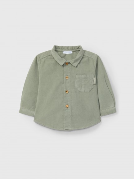 Chemise en velours micro-côtelé Chemise en velours micro-côtelé