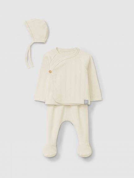 Three-piece ajour pattern set