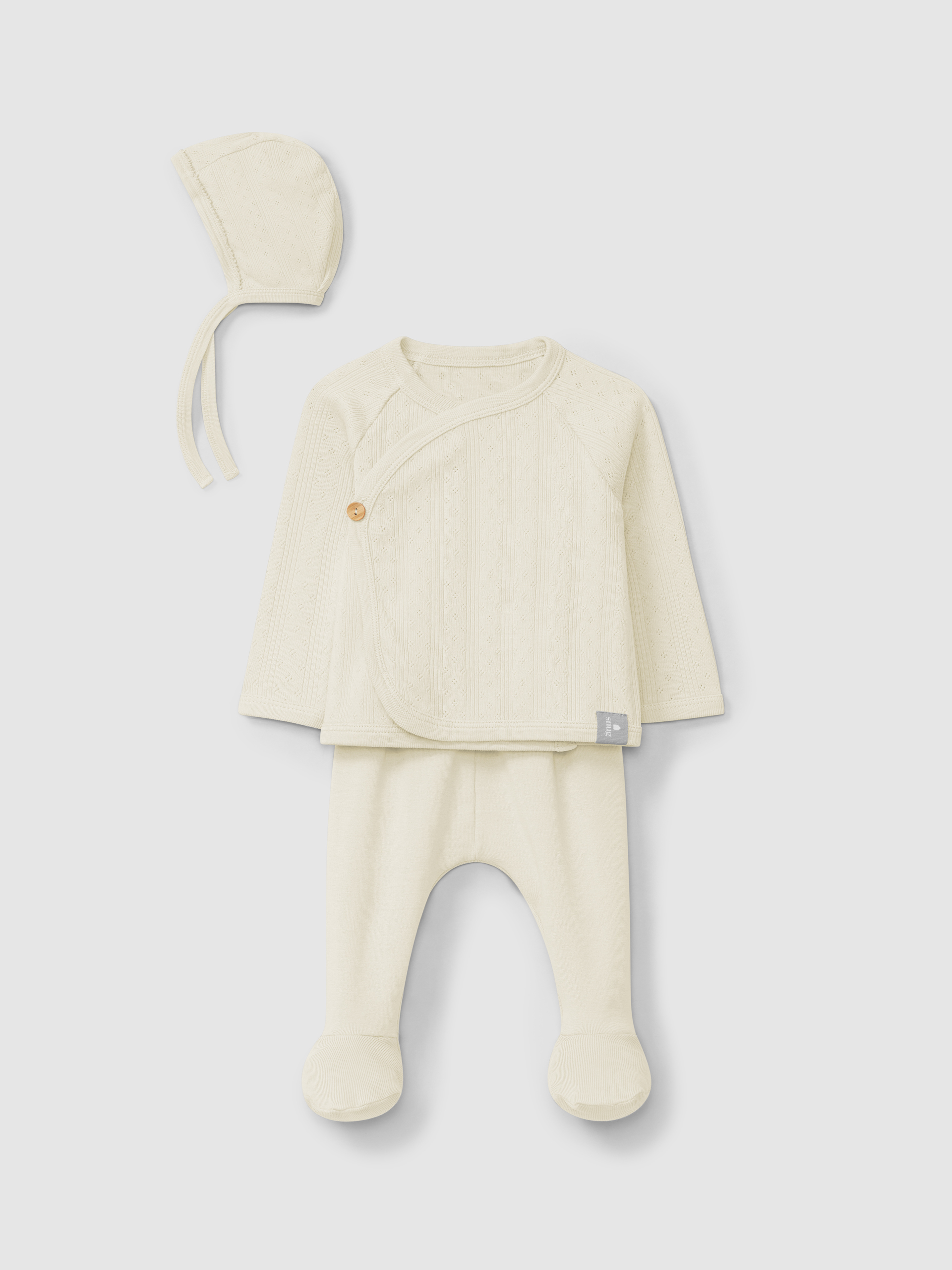 Three-piece ajour pattern set
