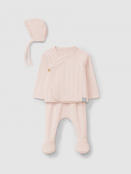 Three-piece ajour pattern set
