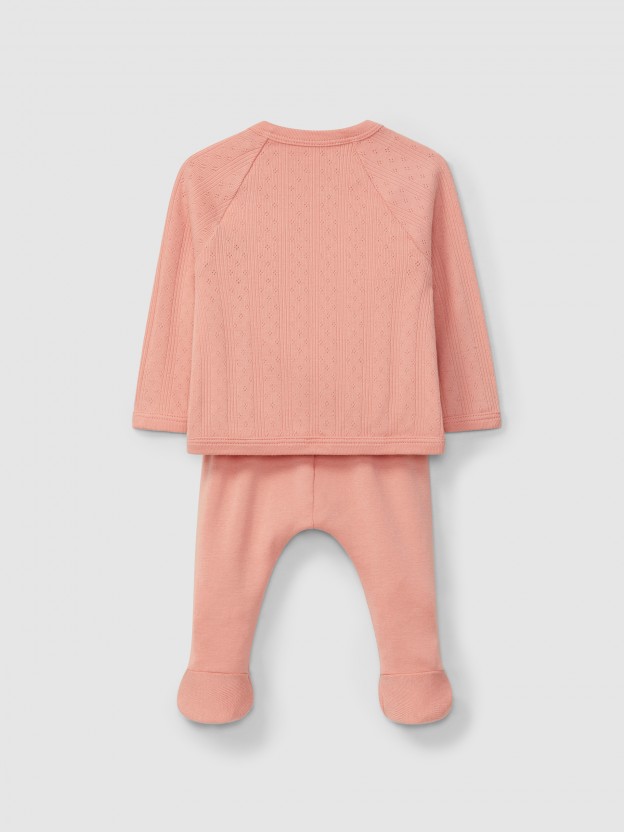 Three-piece ajour pattern set