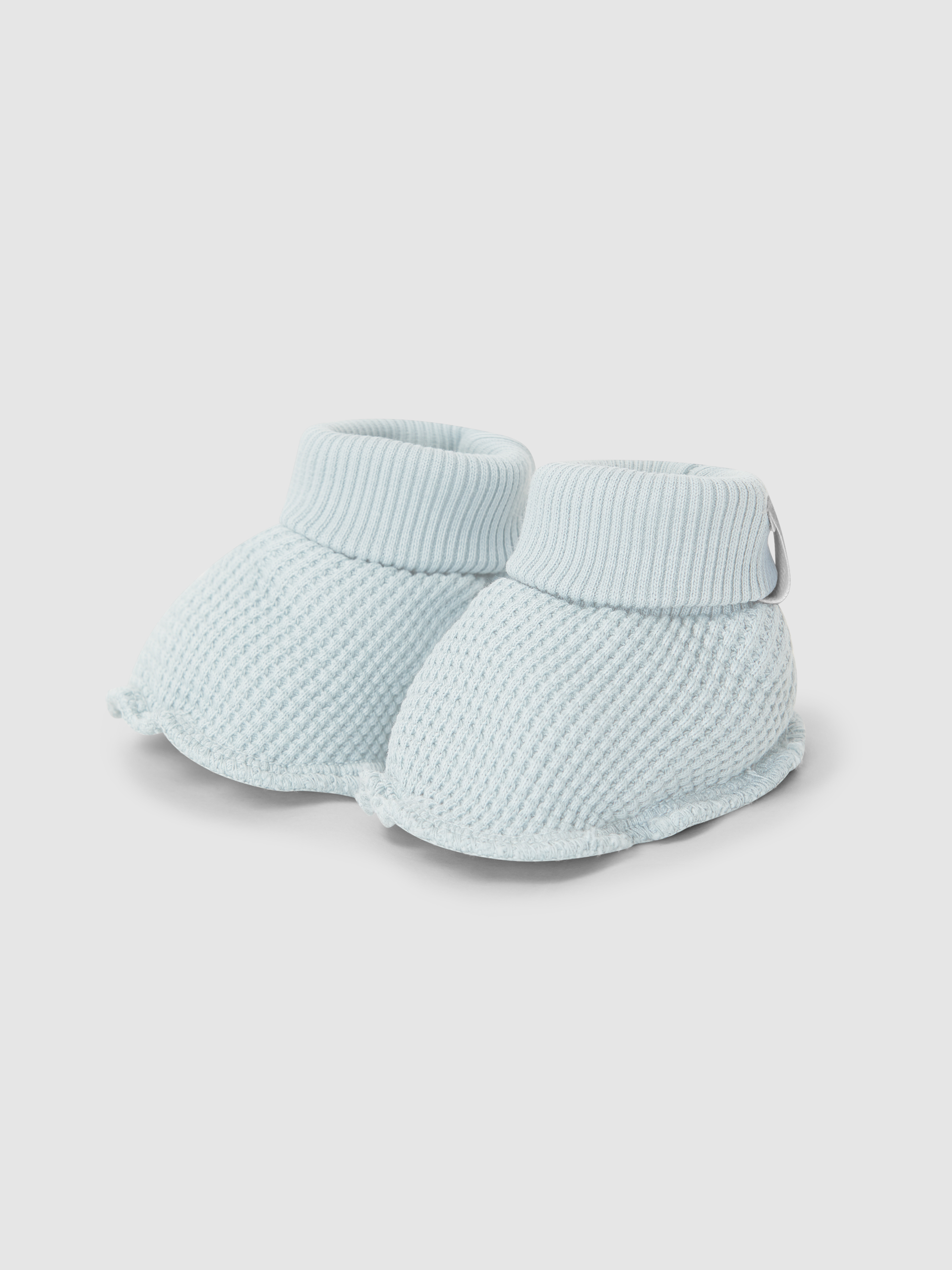 Petites bottes en maille gaufrée
