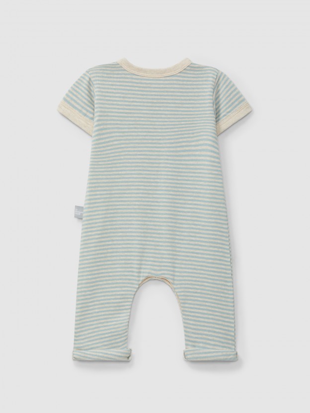 Cotton striped jumpsuit Cotton striped jumpsuit
