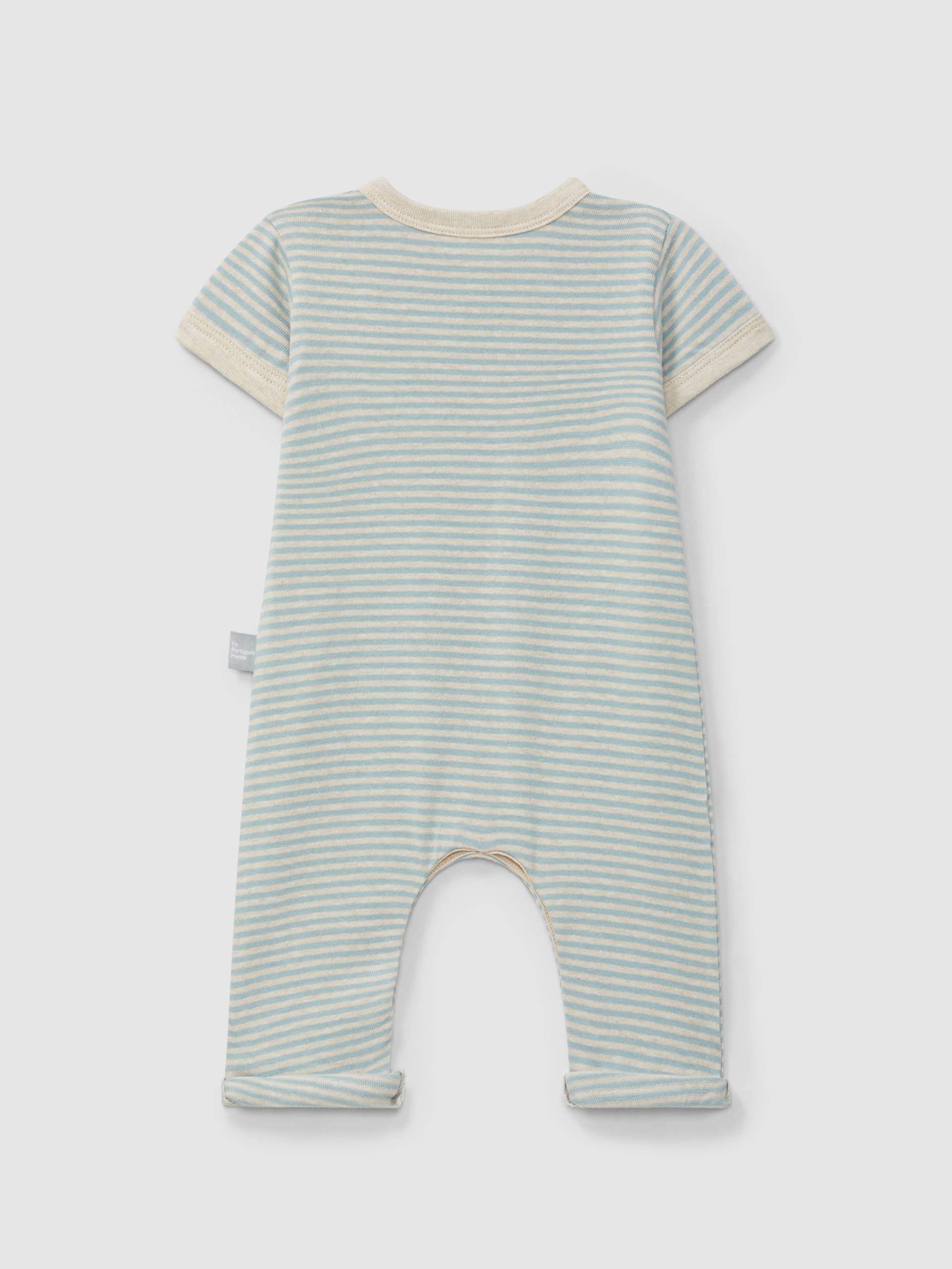 Cotton striped jumpsuit