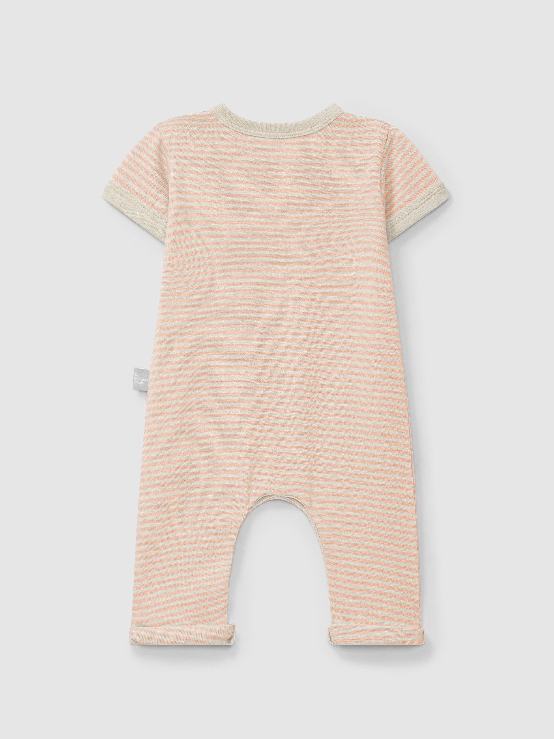 Cotton striped jumpsuit