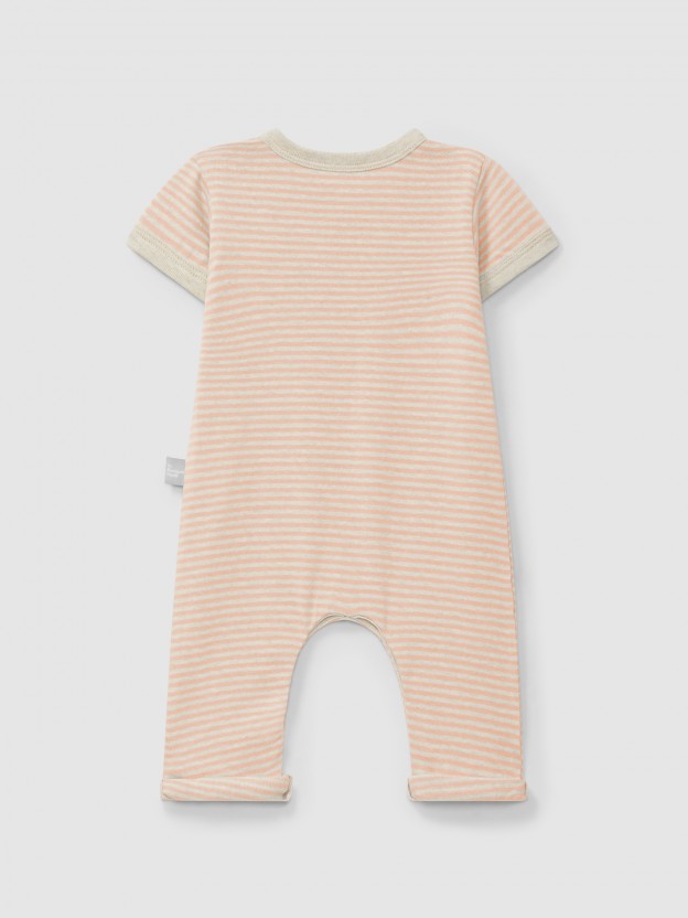 Cotton striped jumpsuit Cotton striped jumpsuit