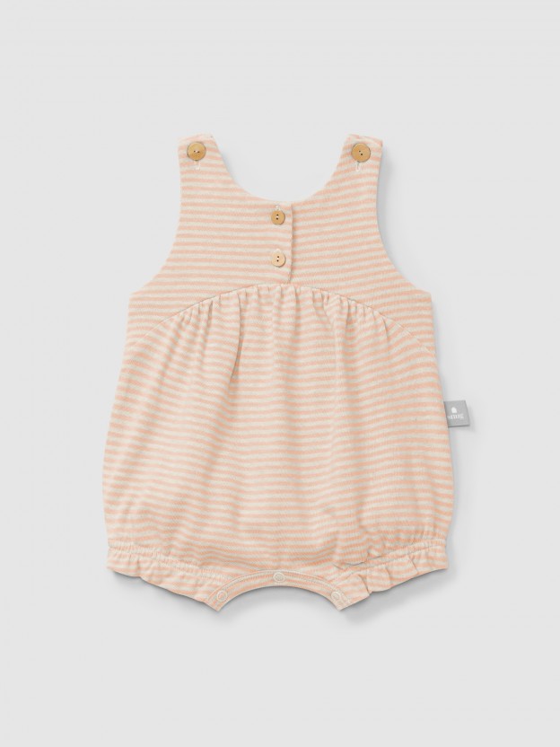 Cotton striped shortie Cotton striped shortie