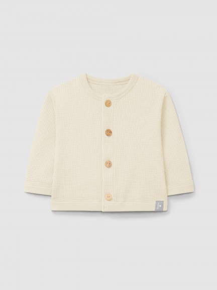 Gilet maille gaufrée Gilet maille gaufrée
